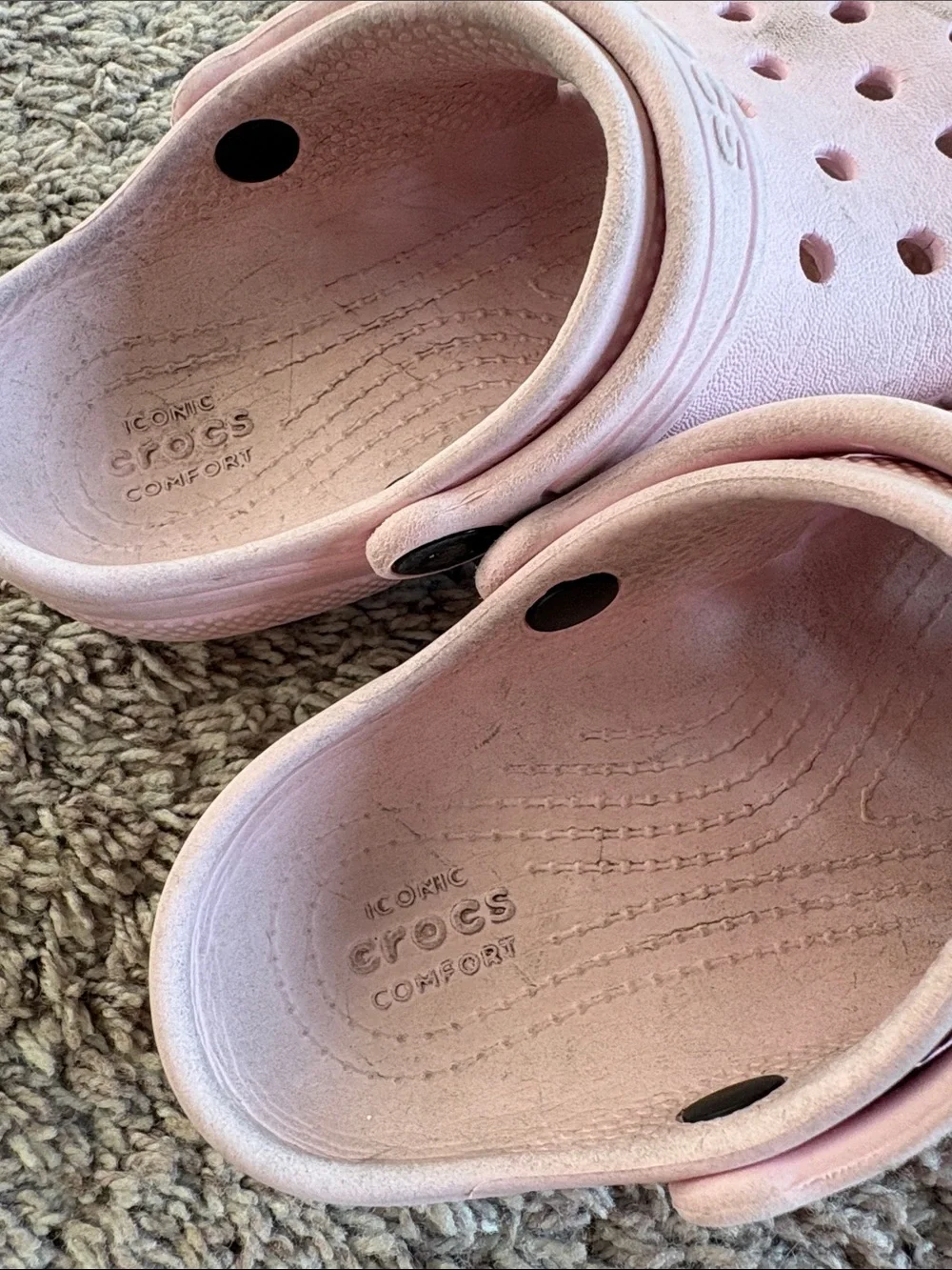 $5💃 CROCS Kids Classic Clog in Pale Pink
